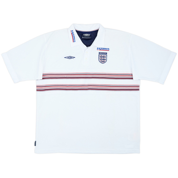 2002-04 England Umbro Polo Shirt - 7/10 - (XXL)