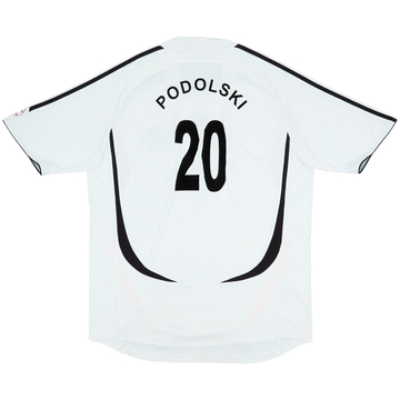 2005-07 Germany Home Shirt Podolski #20 - 7/10 - (XL)