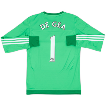 2015-16 Manchester United GK Shirt De Gea #1 - 8/10 - (XL.Boys)