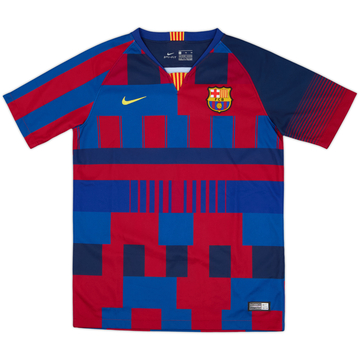 2018-19 Barcelona Nike Mash Up Shirt - 10/10 - (XL.Boys)
