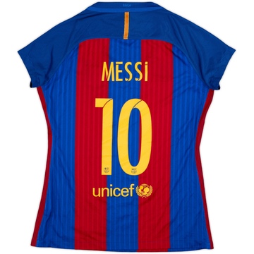 2016-17 Barcelona Home Shirt Messi #10 - 7/10 - (Women's M)