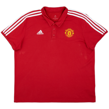 2020-21 Manchester United adidas Polo Shirt - 9/10 - (XXL)