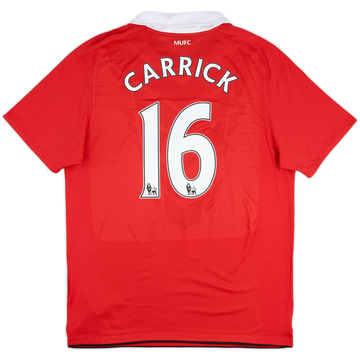 2010-11 Manchester United Home Shirt Carrick #16 - 8/10 - (S)