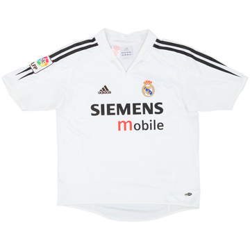 2004-05 Real Madrid Home Shirt - 6/10 - (M.Boys)