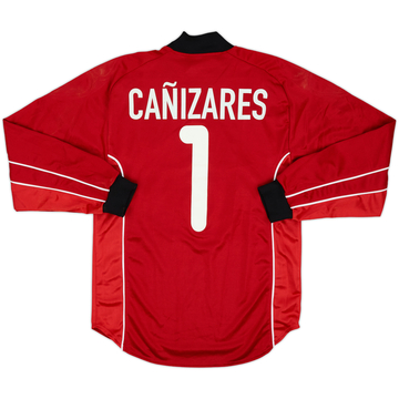 2001-02 Valencia GK Shirt Canizares #1 - 7/10 - (S)