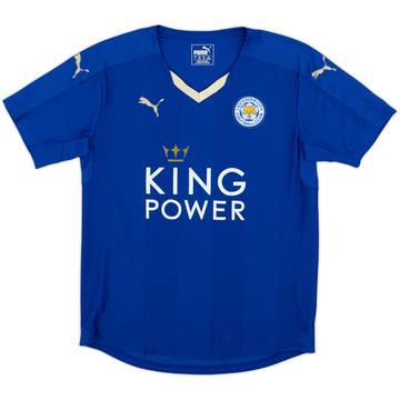 2015-16 Leicester Home Shirt - 6/10 - (L.Boys)