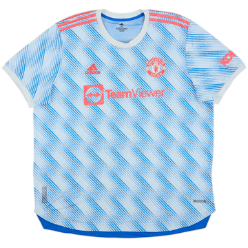 2021-22 Manchester United Authentic Away Shirt - 4/10 - (XXL)