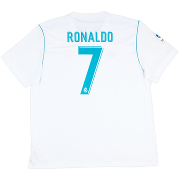 2017-18 Real Madrid Home Shirt Ronaldo #7 - 10/10 - (XXL)