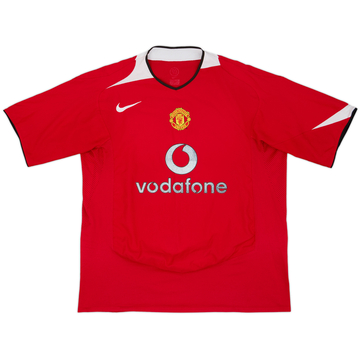 2004-06 Manchester United Home Shirt - 4/10 - (L)