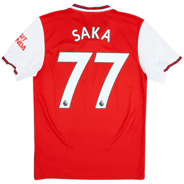 2019-20 Arsenal Home Shirt Saka #77 - 6/10 - (S)