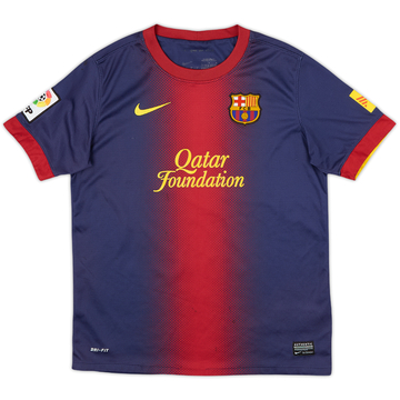2012-13 Barcelona Home Shirt - 6/10 - (L.Boys)