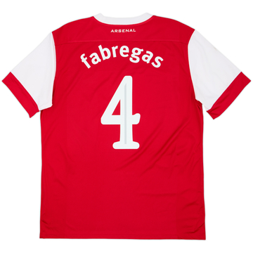 2010-11 Arsenal Home Shirt Fabregas #4 - 5/10 - (L)
