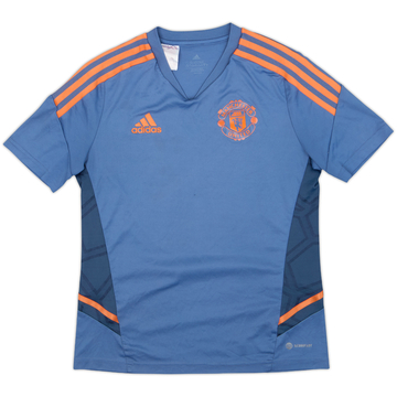 2022-23 Manchester United adidas Training Shirt - 7/10 - (L.Boys)