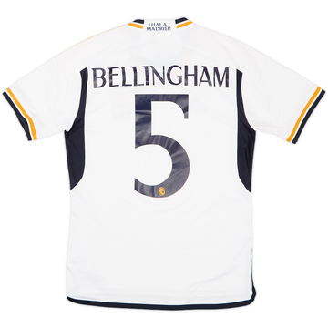 2023-24 Real Madrid Home Shirt Bellingham #5 - 8/10 - (S)