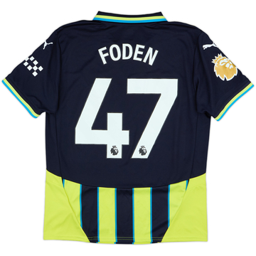 2024-25 Manchester City Away Shirt Foden #47 - 8/10 - (M)