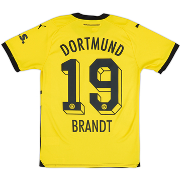 2023-24 Borussia Dortmund Home Shirt Brandt #19 - 8/10 - (S)