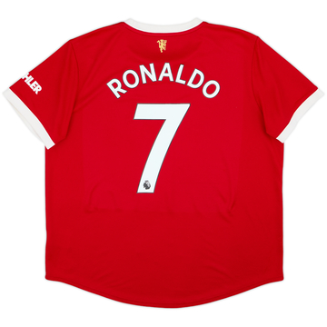 2021-22 Manchester United Home Shirt Ronaldo #7 - 7/10 - (Women's XXL)