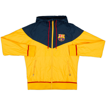 2015-16 Barcelona Nike Hooded Track Jacket - 4/10 - (S)