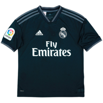 2018-19 Real Madrid Away Shirt - 9/10 - (L.Boys)
