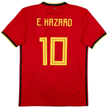 2020-21 Belgium Home Shirt E. Hazard #10 - 8/10 - (S)
