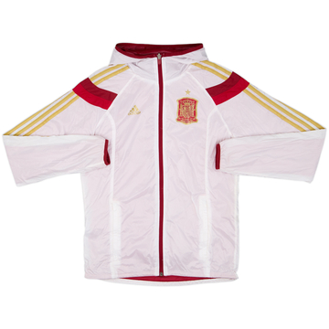 2013-14 Spain adidas Hooded Track Jacket - 8/10 - (S)