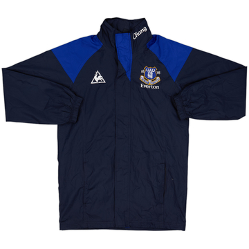 2010-11 Everton Le Coq Sportif Hooded Rain Jacket - 8/10 - (S)