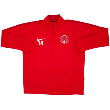 2018-19 Leyton Orient Player Issue New Balance 1/4 Zip Drill Top #14 - 7/10 - (M)