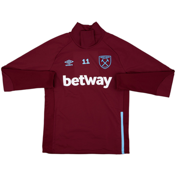 2021-22 West Ham Player Issue Umbro 1/4 Zip Drill Top #11 - 8/10 - (M)