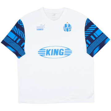 2021-22 Marseille Puma Ftbl Heritage Training Shirt - 10/10 - (L)