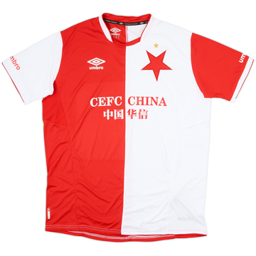 2017-18 Slavia Prague Home Shirt - 8/10 - (3XL)