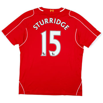 2014-15 Liverpool Home Shirt Sturridge #15 - 6/10 - (XL)