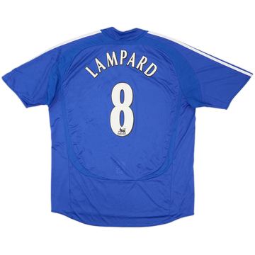 2006-08 Chelsea Home Shirt Lampard #8 - 7/10 - (XL)
