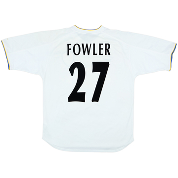 2000-02 Leeds United Home Shirt Fowler #27 - 6/10 - (M)
