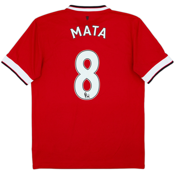 2014-15 Manchester United Home Shirt Mata #8 - 6/10 - (M)