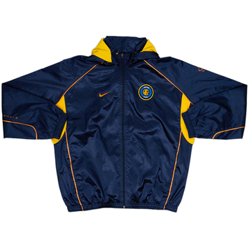 2001-02 Inter Milan Nike Hooded Track Jacket - 8/10 - (L)