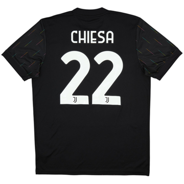 2021-22 Juventus Away Shirt Chiesa #22 - 10/10 - (L)