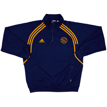 2000-01 Ajax adidas 1/4 Zip Drill Top - 9/10 - (XL)