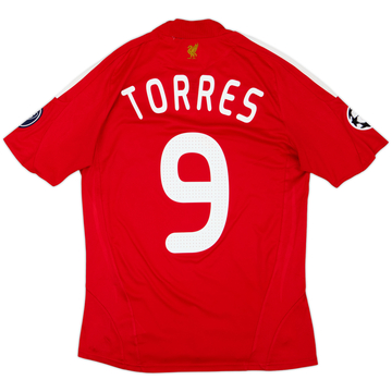 2008-10 Liverpool Home Shirt Torres #9 - 5/10 - (S)