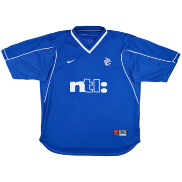 2000-01 Rangers Home Shirt - 8/10 - (XL)