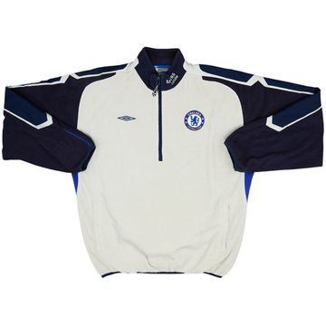 2005-06 Chelsea Umbro 1/4 Zip Fleece Drill Top - 6/10 - (XL)