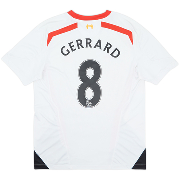 2013-14 Liverpool Away Shirt Gerrard #8 - 6/10 - (L)