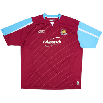 2005-07 West Ham Home Shirt - 4/10 - (XXL)