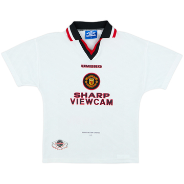 1996-97 Manchester United Away Shirt - 8/10 - (L.Boys)