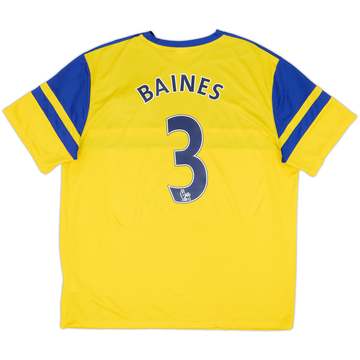 2013-14 Everton Away Shirt Baines #3 - 6/10 - (XXL)