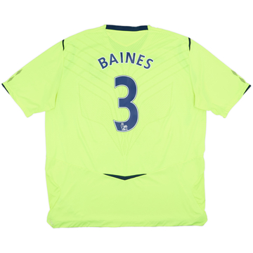 2008-09 Everton Third Shirt Baines #3 - 8/10 - (3XL)