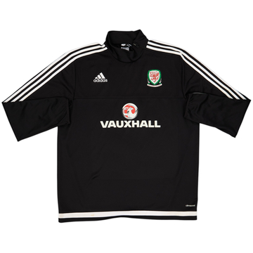 2015-16 Wales adidas 1/4 Zip Drill Top - 7/10 - (XL)