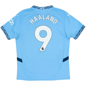2024-25 Manchester City Home Shirt Haaland #9 - 5/10 - (L)