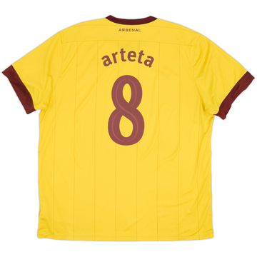 2010-13 Arsenal Away Shirt Arteta #8 - 6/10 - (XXL)