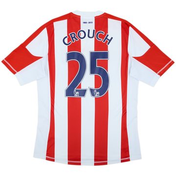 2012-13 Stoke '150 Years' Home Shirt Crouch #25 - 8/10 - (M)