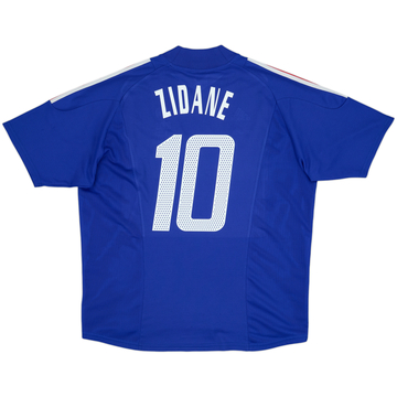 2002-04 France Home Shirt Zidane #10 - 7/10 - (XL)